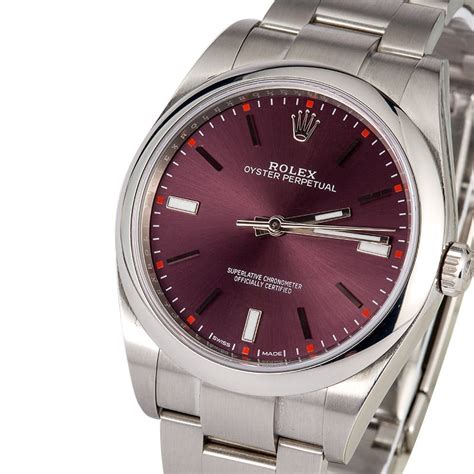 rolex oyster perpetual red grape usato|In.